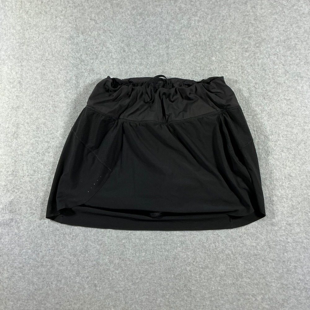 Athleta Run With It Skort Black Activewear Running Skirt Plus Size 1X
